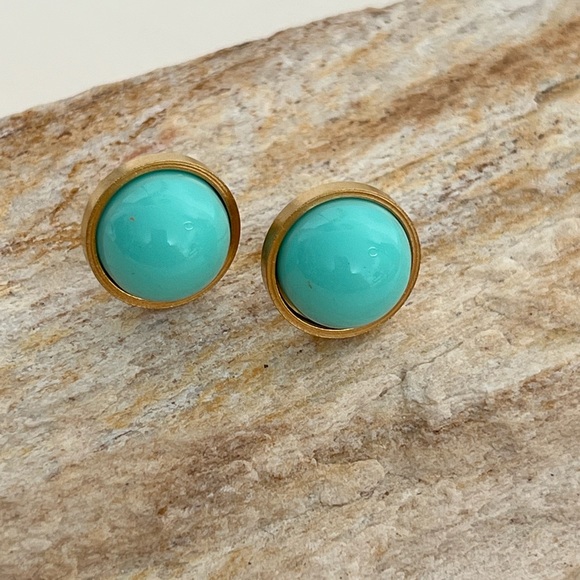 Boho Chic Colorful Stud Earring Set of Five - Artsy Colorful Stud Earrings - Picture 9 of 16